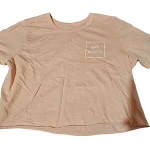 RVCA Kids Light Orange Tee